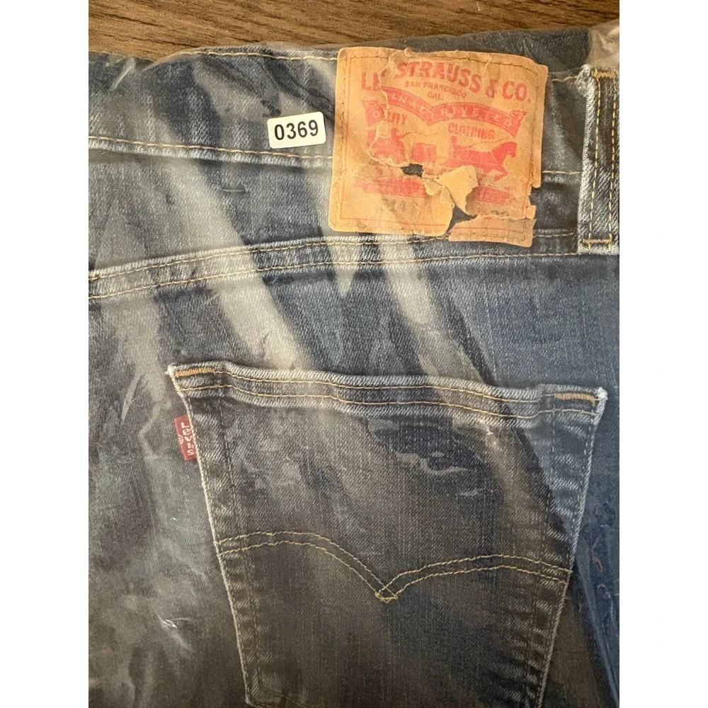 Levis 514 Straight Fit Jeans Mens 33x30 Dark Wash Blue Denim Pants